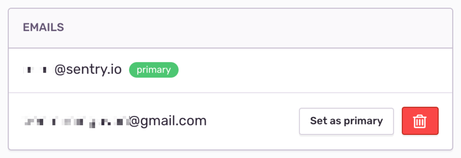 After verifying the secondary email, you can change it to the primary email.