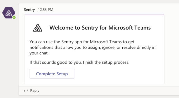 Welcome to Microsoft Teams message