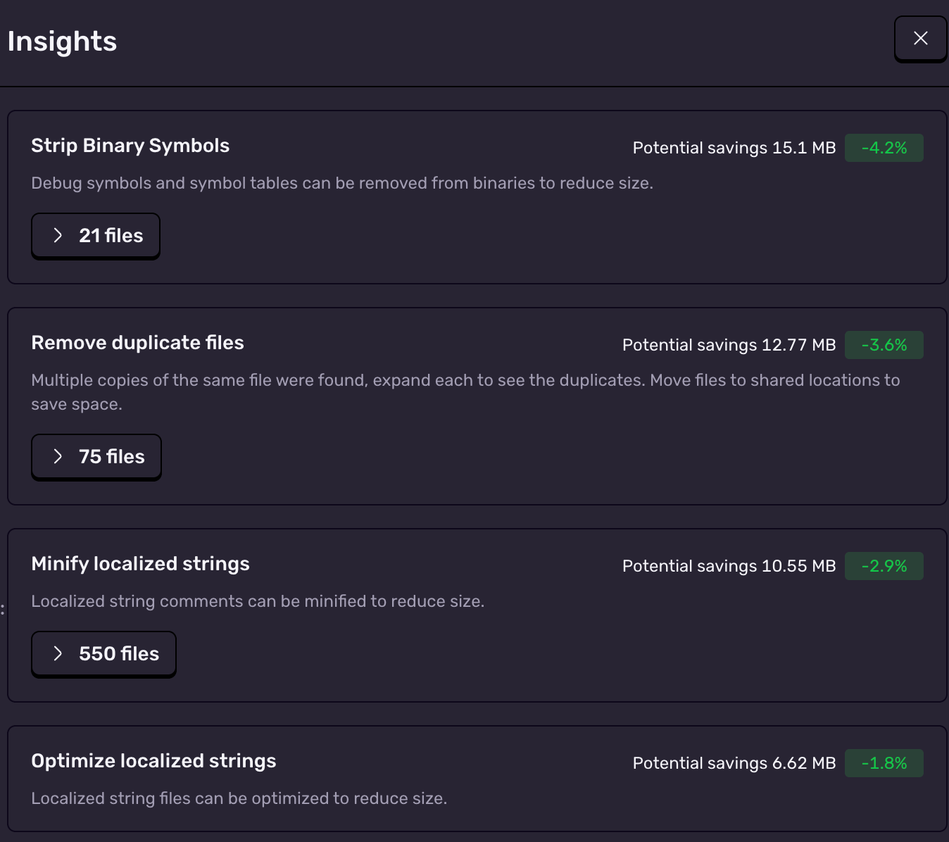 Build details screenshot placeholder
