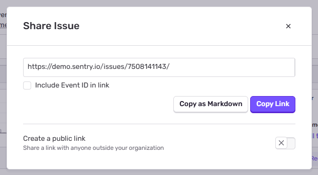 Issue Link Options