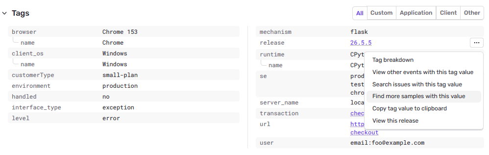 Tags